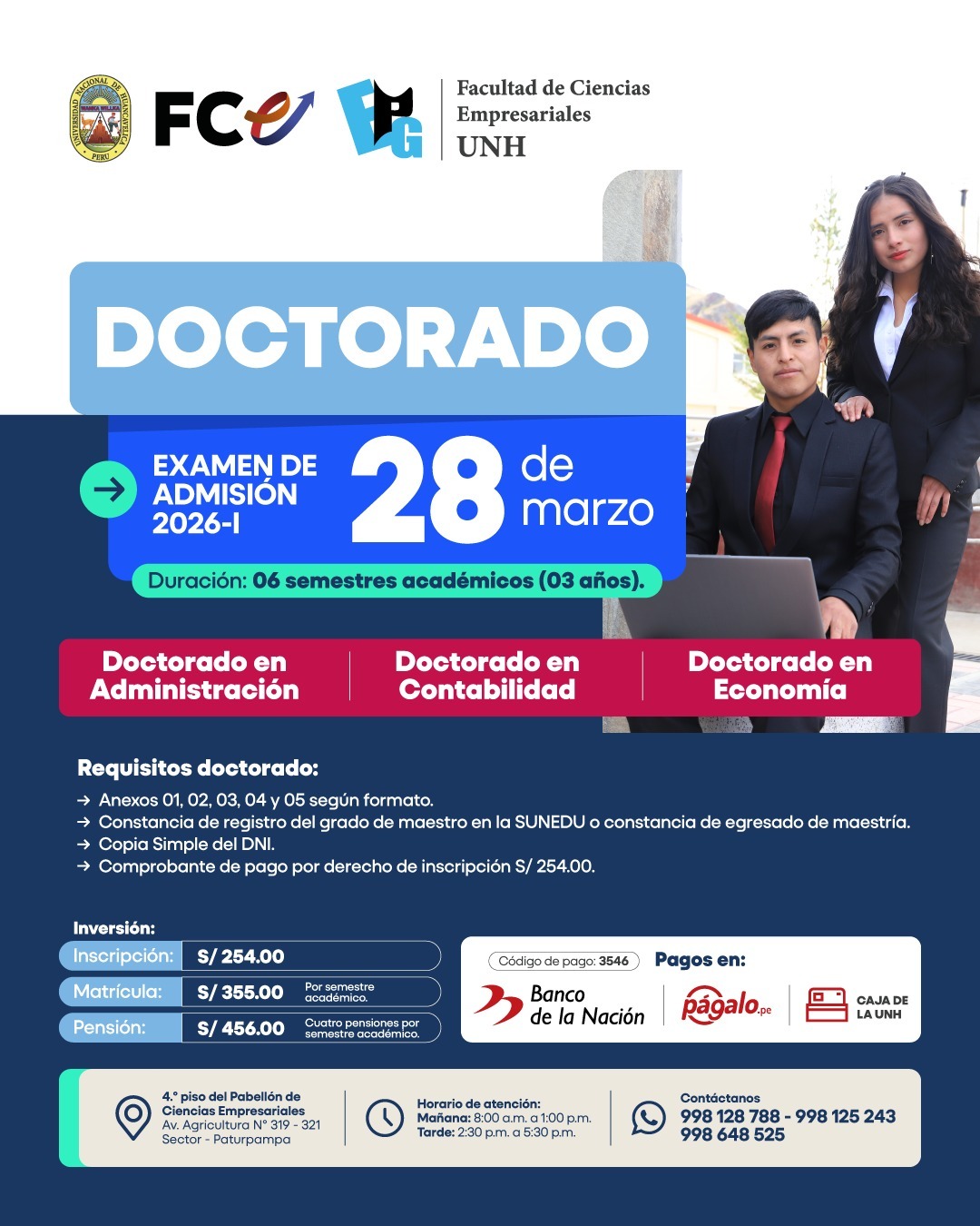 Admisión Doctorado 2026